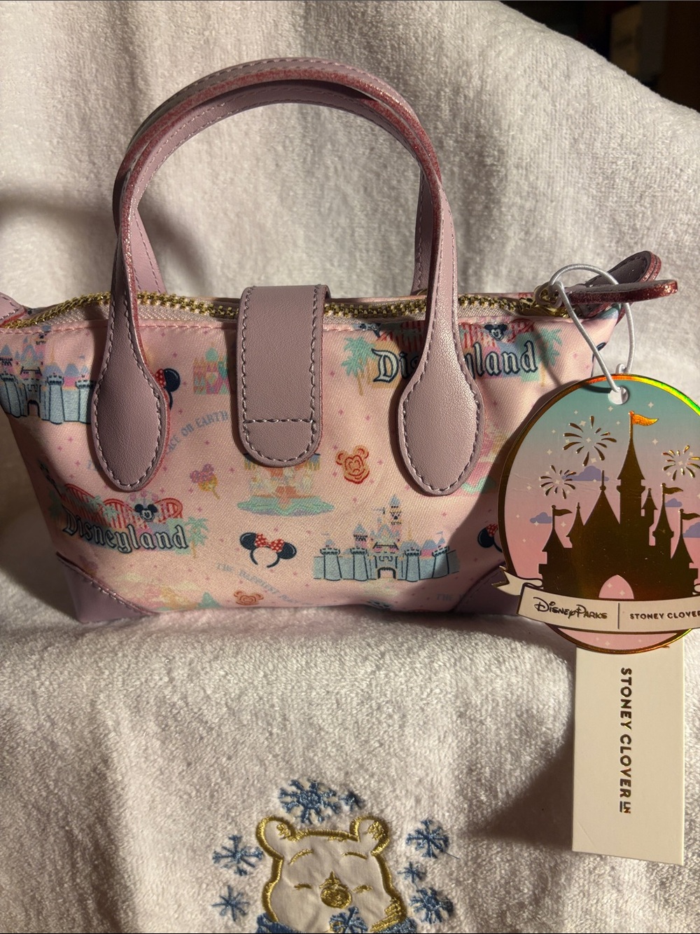 HTF Disney Parks x Stoney Clover Lane Disneyland Pouchette Crossbody Bag - Picture 3 of 5
